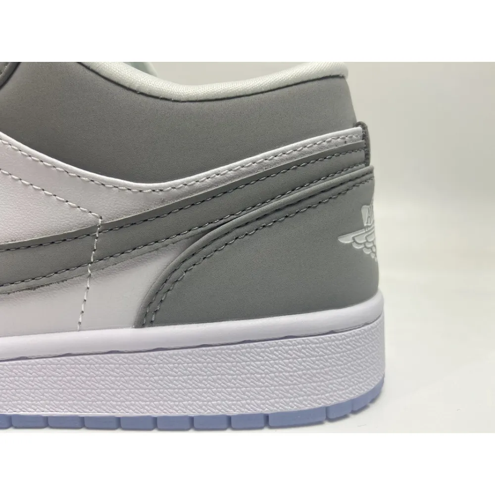  Pkgod Air Jordan 1 Low Wolf Grey