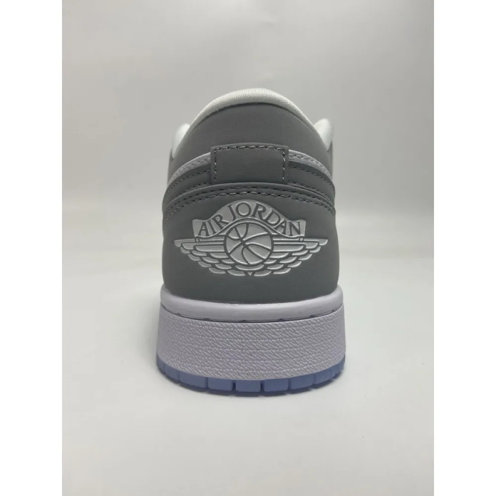  Pkgod Air Jordan 1 Low Wolf Grey