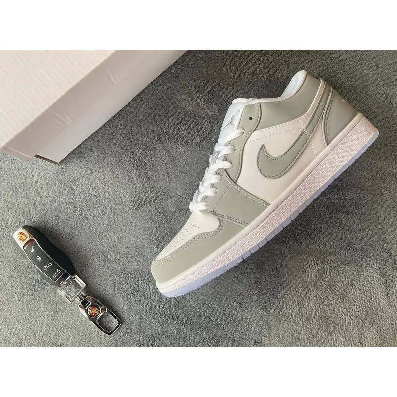  Pkgod Air Jordan 1 Low Wolf Grey