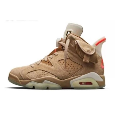  Pkgod Air Jordan 6 Retro Travis Scott British Khaki 01