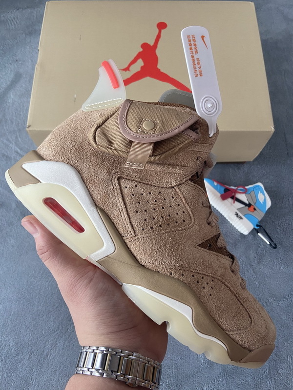     Pkgod Air Jordan 6 Retro Travis Scott British Khaki