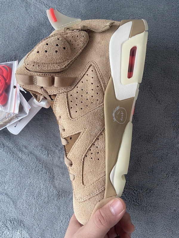     Pkgod Air Jordan 6 Retro Travis Scott British Khaki