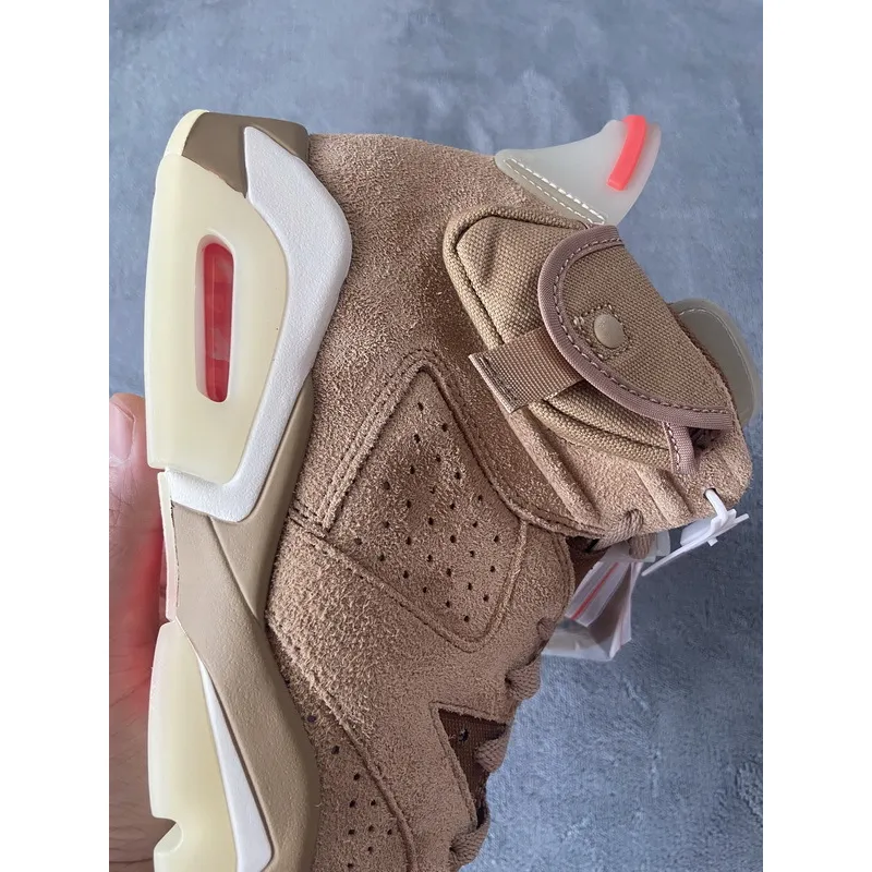  Pkgod Air Jordan 6 Retro Travis Scott British Khaki