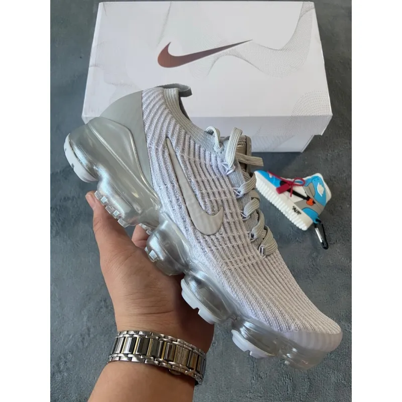  Pkgod Nike Air VaporMax Flyknit 3 White Pure Platinum