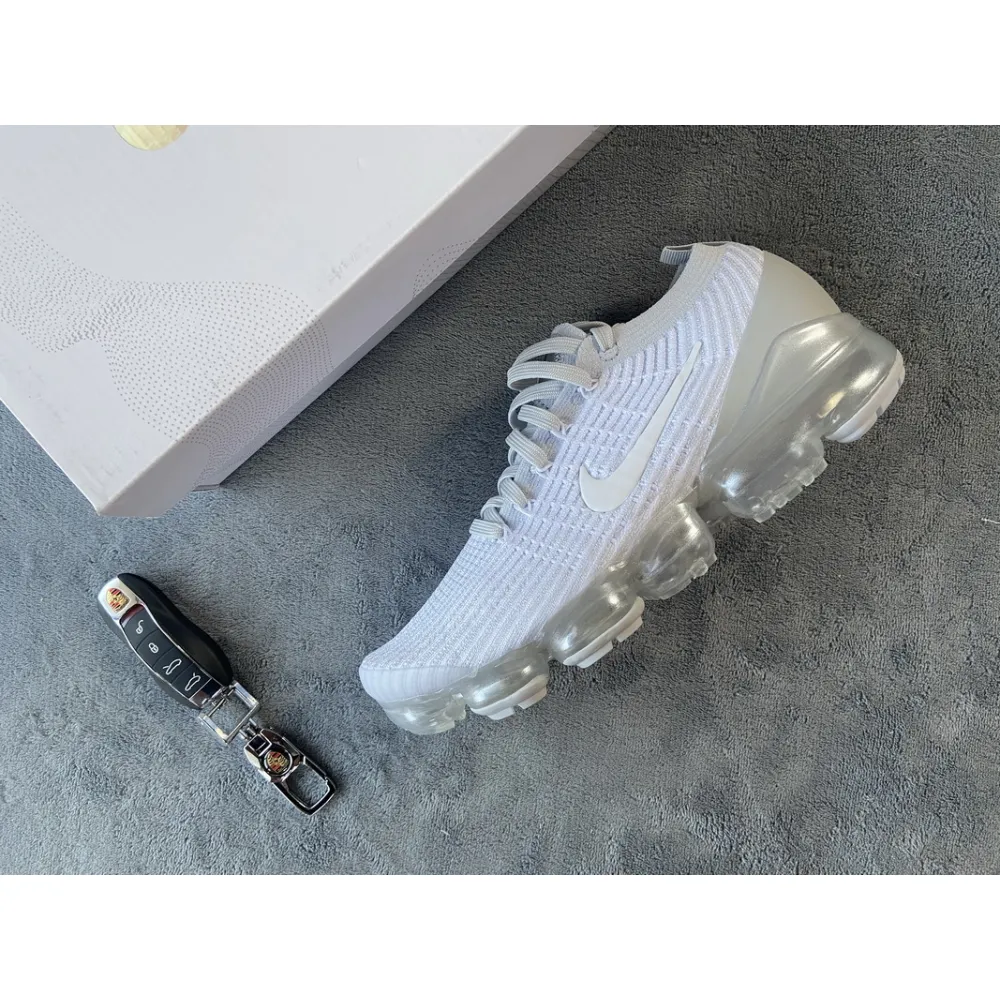  Pkgod Nike Air VaporMax Flyknit 3 White Pure Platinum