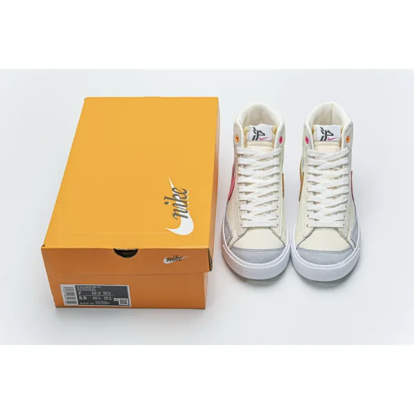  PK God Nike Blazer Mid 77 Beige Pink Blue