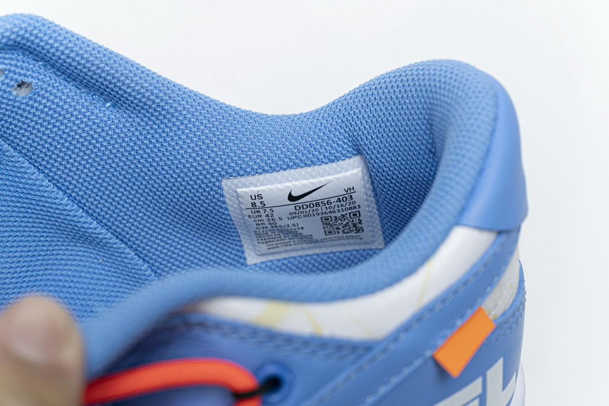  Pkgod Nike SB Dunk Low UNC x OFF White x Futura  