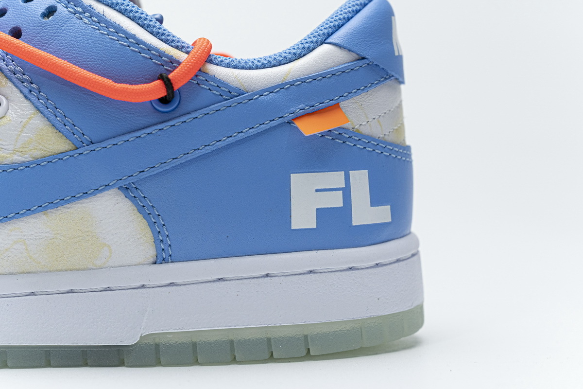  Pkgod Nike SB Dunk Low UNC x OFF White x Futura  