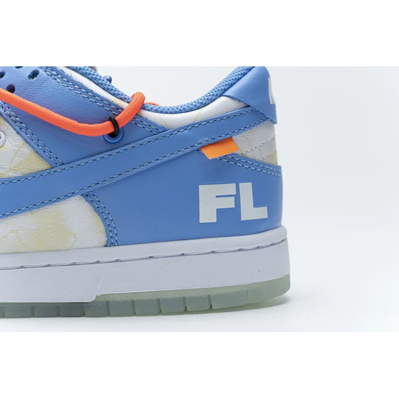  Pkgod Nike SB Dunk Low UNC x OFF White x Futura  