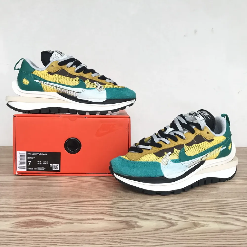  Pkgod Sacai x Nike Pegasua Vaporfly Yellow Green