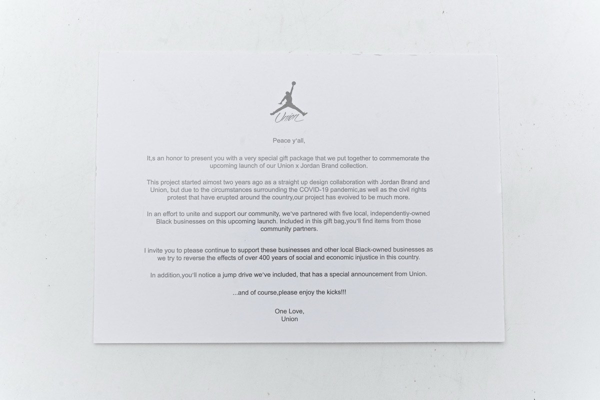  XP Factory Sneakers &Air Jordan 4 Retro Union Off Noir DC9533-001