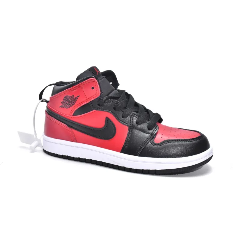 Air Pkgod Air Jordan 1 Mid PS Gym Red（Kids）