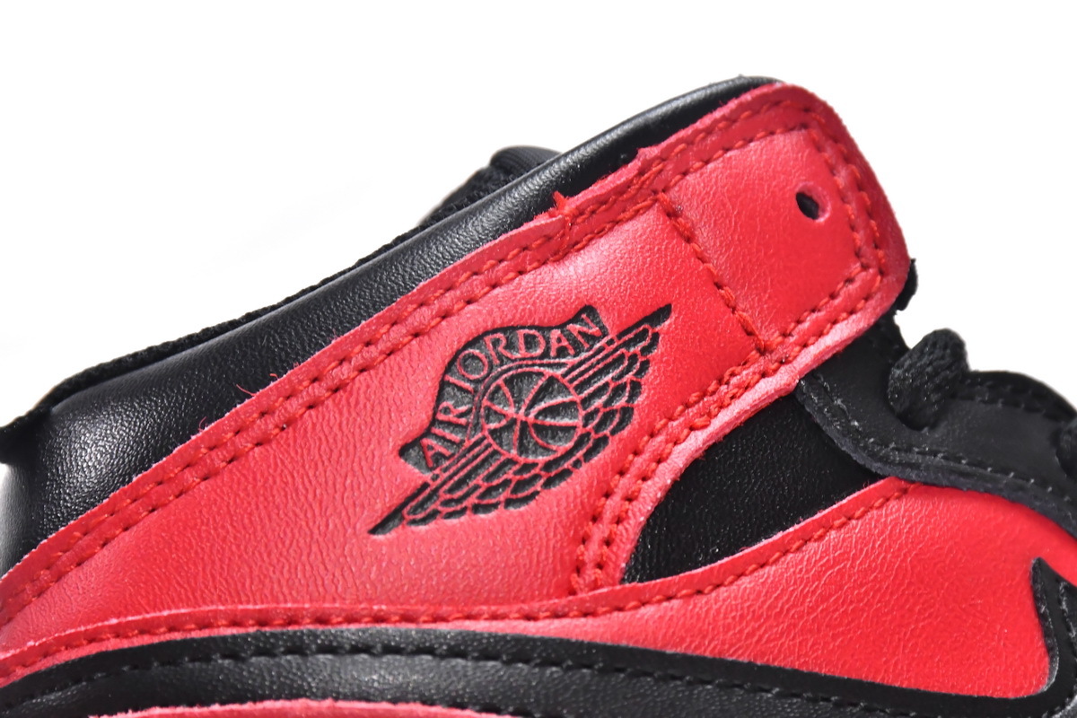 Air Pkgod Air Jordan 1 Mid PS Gym Red（Kids）