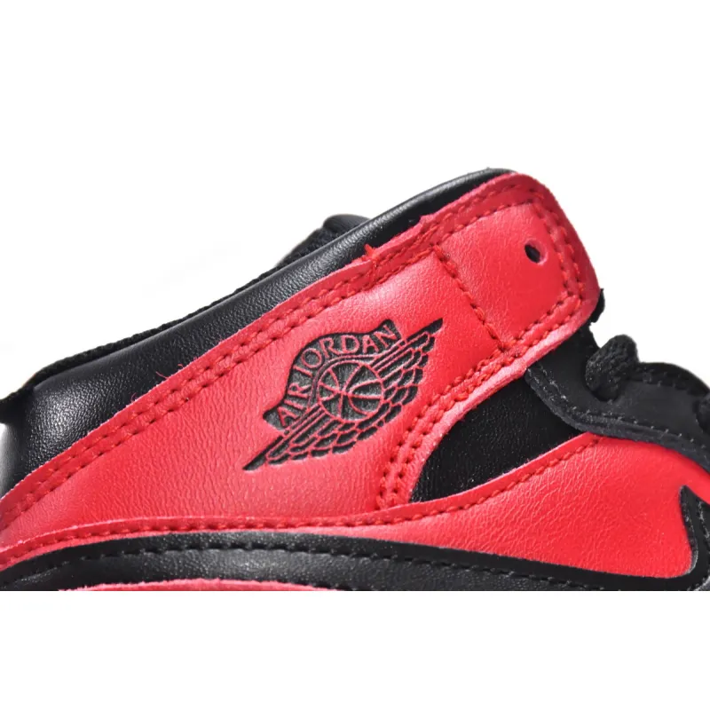 Air Pkgod Air Jordan 1 Mid PS Gym Red（Kids）