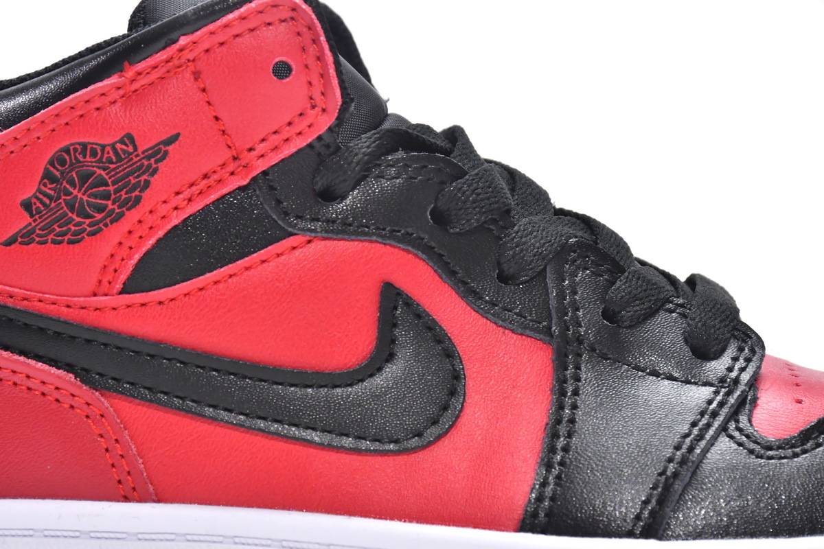 Air Pkgod Air Jordan 1 Mid PS Gym Red（Kids）