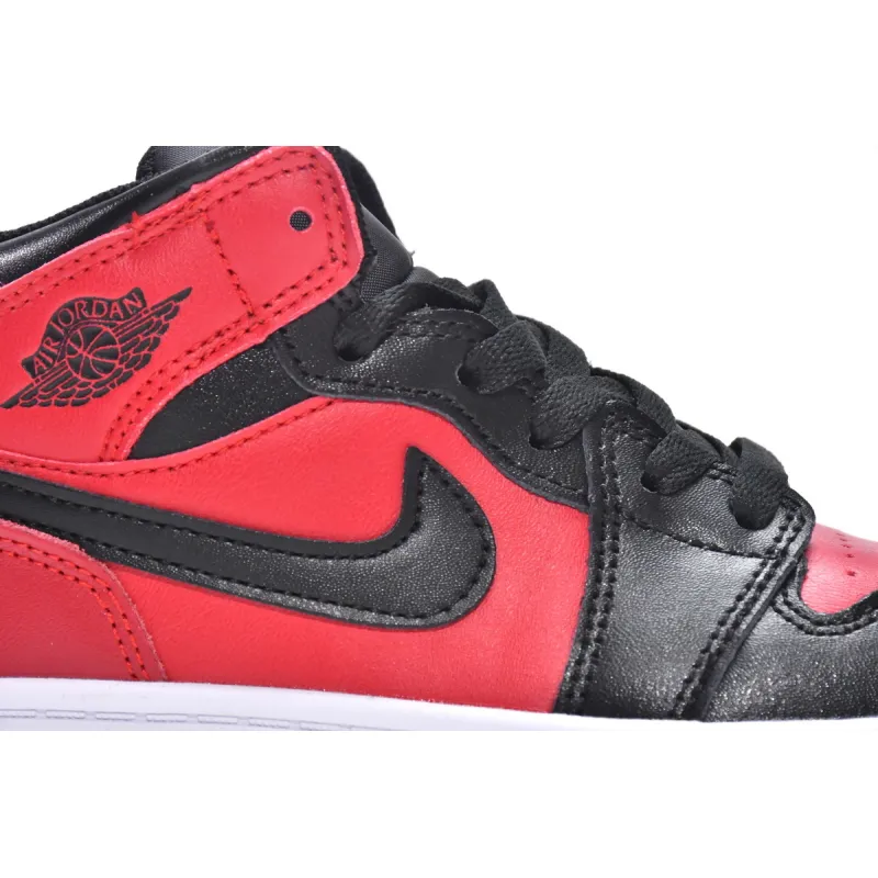 Air Pkgod Air Jordan 1 Mid PS Gym Red（Kids）