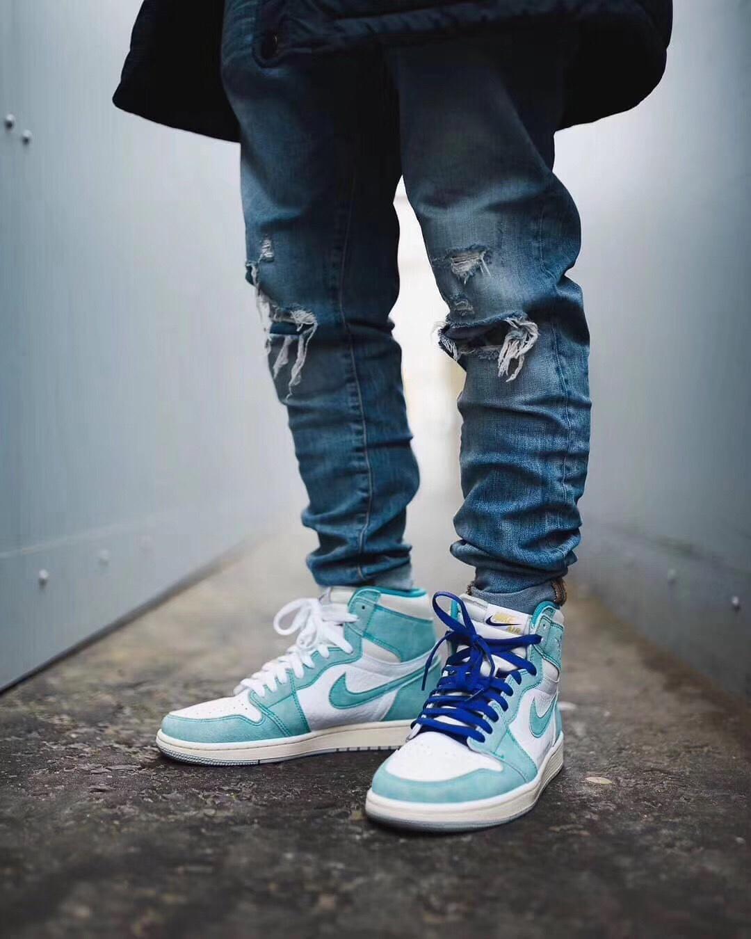 H12 Factory Sneakers &Air Jordan 1 OG Hi Retro“Turbo Green” 555088-311