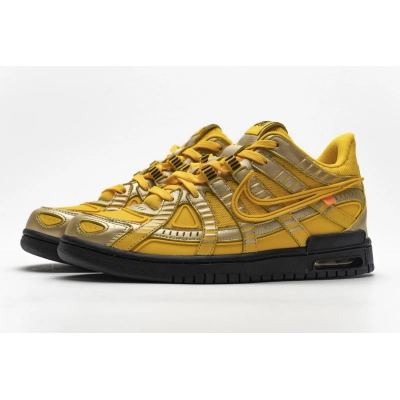    Nike Air Rubber Dunk Off-White University Gold 02
