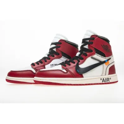 OWF Batch Sneaker &amp; Jordan 1 Retro High Off-White Chicago​​​​​ AA3834-101​ 01