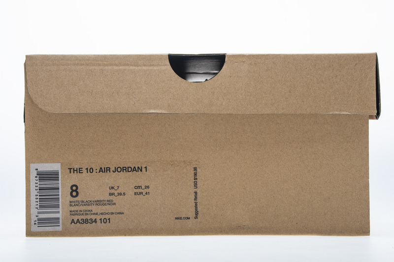 OWF Batch Sneaker &Jordan 1 Retro High Off-White Chicago​​​​​ AA3834-101​
