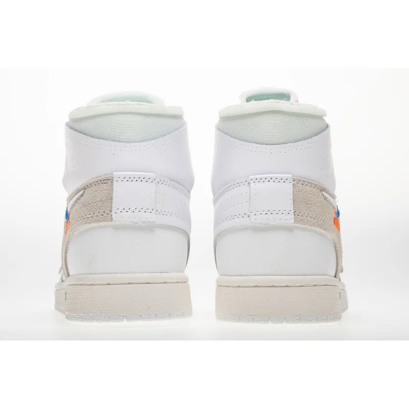 OWF Batch Sneaker & Jordan 1 Retro High Off-White White​​​​ AQ0818-100