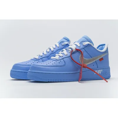 OWF Batch Sneaker & Nike Air Force 1 Low Off-White MCA University Blue CI1173-400 01