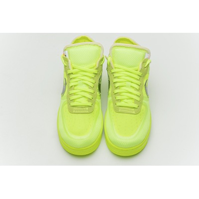 OWF Batch Sneaker & Nike Air Force 1 Low Off-White Volt​ AO4606-700 02