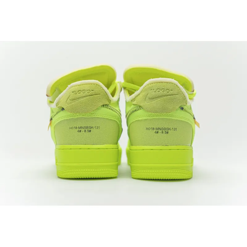 OWF Batch Sneaker & Nike Air Force 1 Low Off-White Volt​ AO4606-700