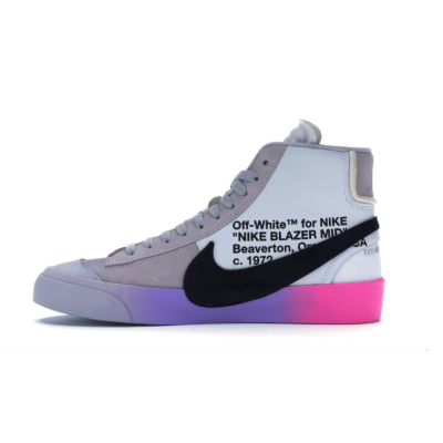 OWF Batch Sneaker & Nike Blazer Mid Off-White Wolf Grey Serena Queen 01