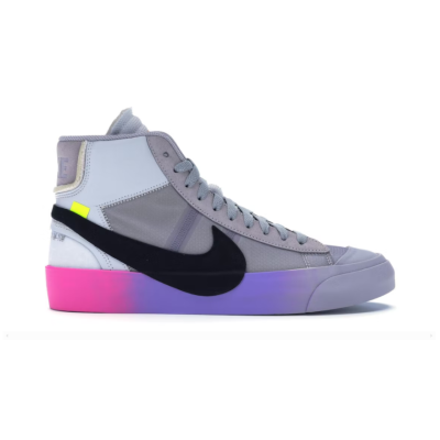 OWF Batch Sneaker & Nike Blazer Mid Off-White Wolf Grey Serena Queen 02