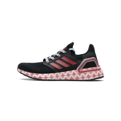    Pkgod   adidas Ultra BOOST 20 CONSORTIUM Black Red Real Boost 01
