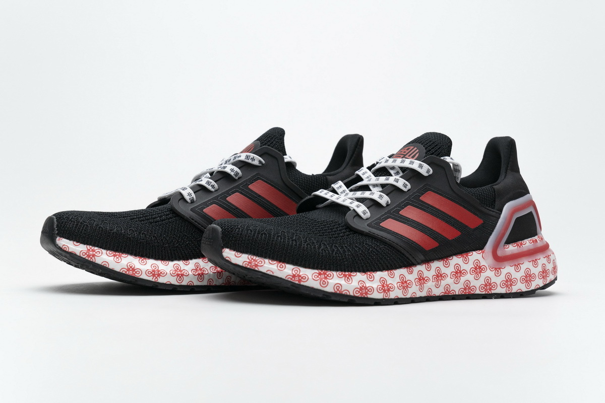       adidas Ultra BOOST 20 CONSORTIUM Black Red Real Boost