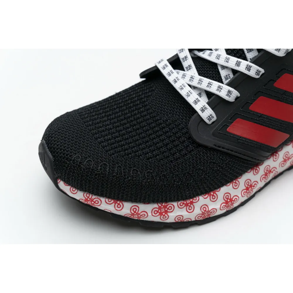 Pkgod   adidas Ultra BOOST 20 CONSORTIUM Black Red Real Boost