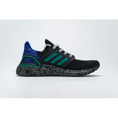 Pkgod  adidas Ultra BOOST 20 CONSORTIUM Black Glory Green Real Boost 02