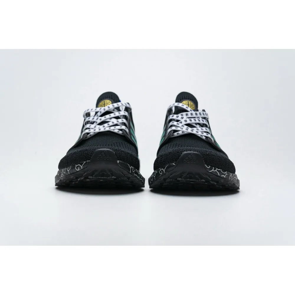 Pkgod  adidas Ultra BOOST 20 CONSORTIUM Black Glory Green Real Boost