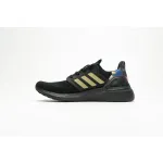 Pkgod  adidas Ultra BOOST 20 CONSORTIUM Black Metallic Gold Real Boost