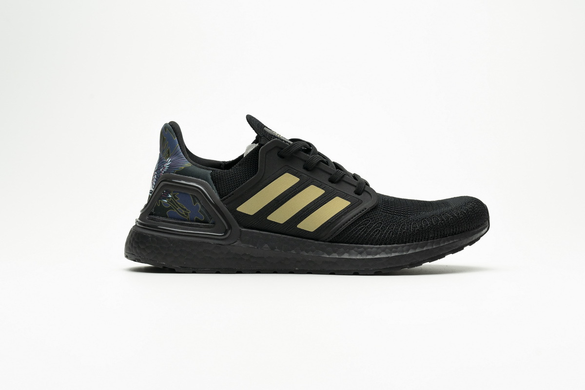      adidas Ultra BOOST 20 CONSORTIUM Black Metallic Gold Real Boost