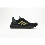 Pkgod  adidas Ultra BOOST 20 CONSORTIUM Black Metallic Gold Real Boost