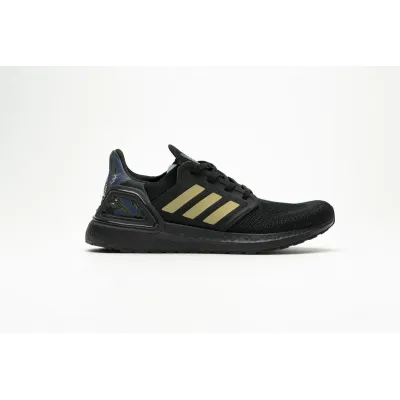 Pkgod  adidas Ultra BOOST 20 CONSORTIUM Black Metallic Gold Real Boost 02