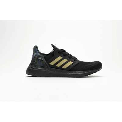    Pkgod  adidas Ultra BOOST 20 CONSORTIUM Black Metallic Gold Real Boost 02