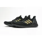 Pkgod  adidas Ultra BOOST 20 CONSORTIUM Black Metallic Gold Real Boost