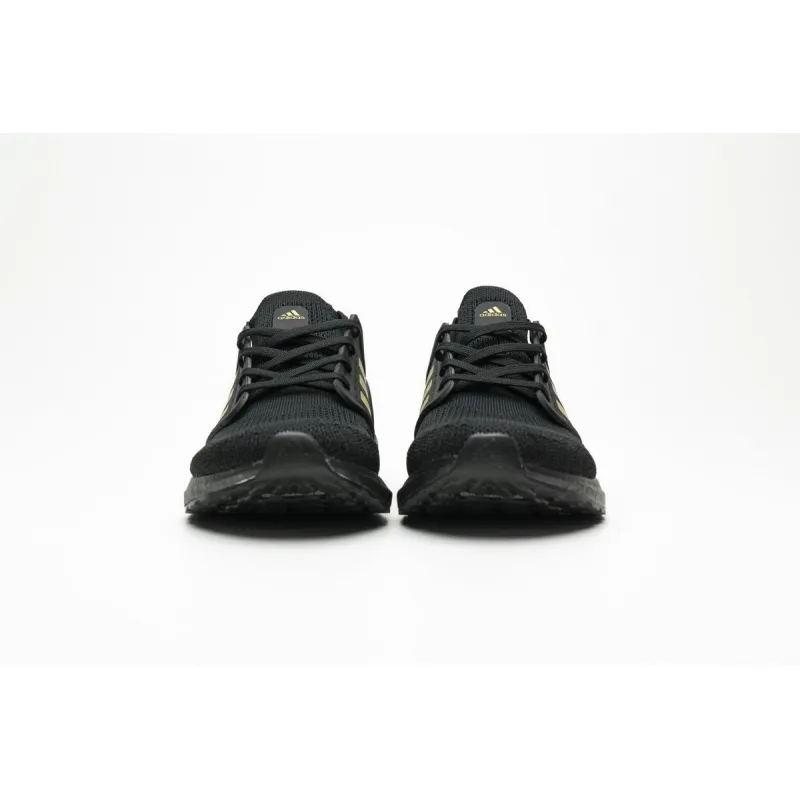 Pkgod  adidas Ultra BOOST 20 CONSORTIUM Black Metallic Gold Real Boost