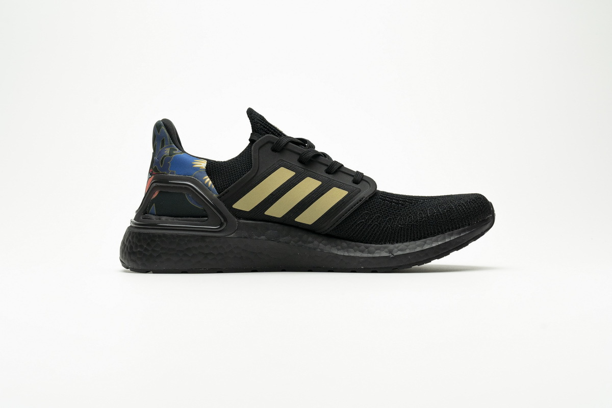      adidas Ultra BOOST 20 CONSORTIUM Black Metallic Gold Real Boost