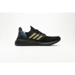 Pkgod  adidas Ultra BOOST 20 CONSORTIUM Black Metallic Gold Real Boost