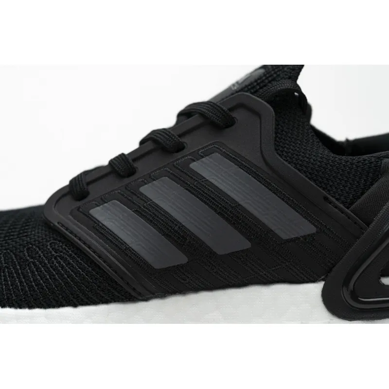 Pkgod  adidas Ultra BOOST 20 CONSORTIUM Black White Real Boost