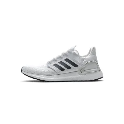 Pkgod  Adidas Ultra BOOST 20 CONSORTIUM White Silver Grey 01
