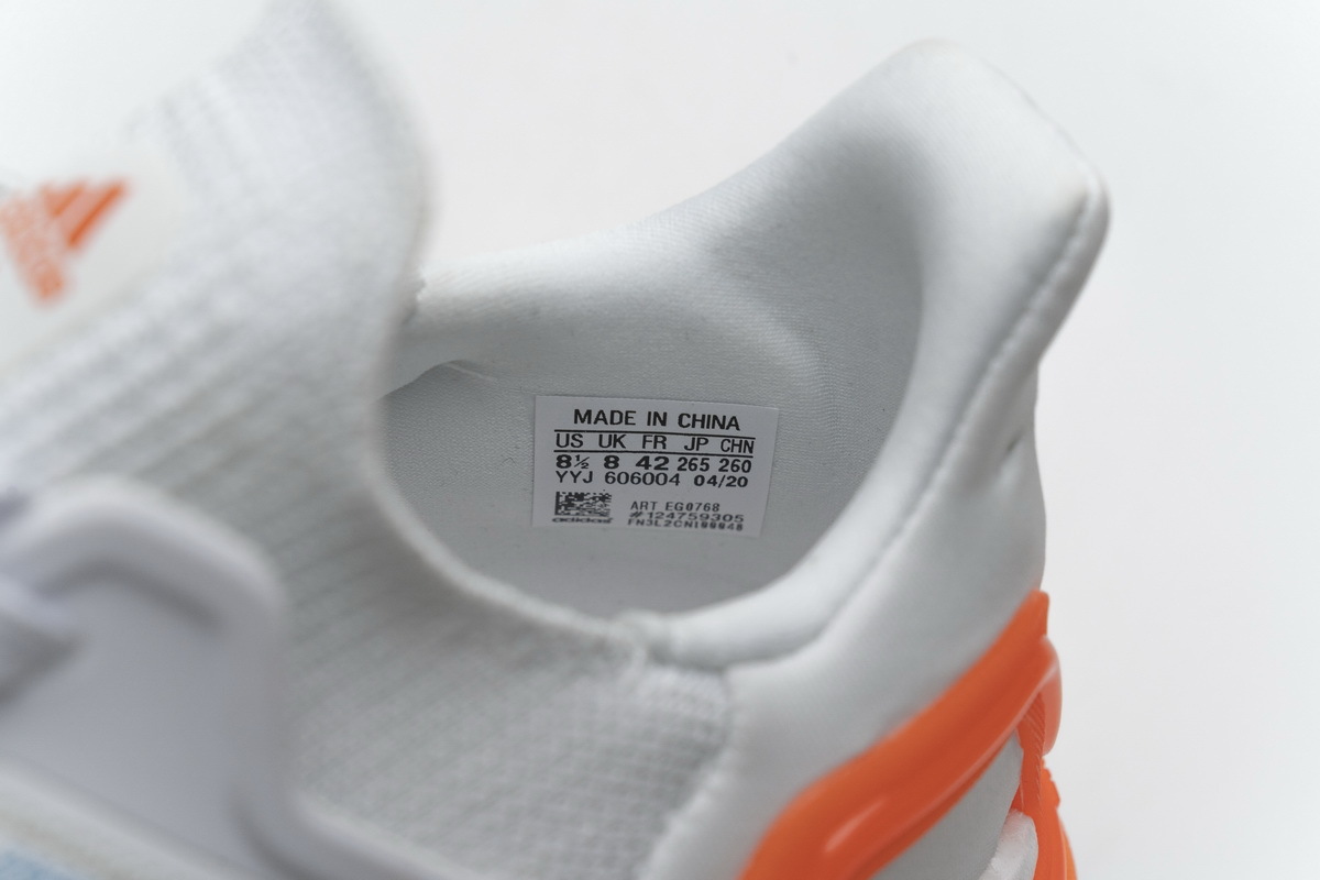      adidas Ultra BOOST 20 Primeblue White Blue Orange