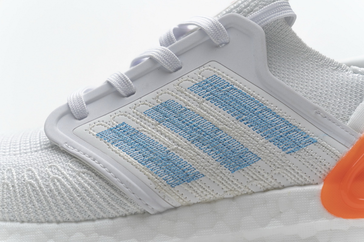      adidas Ultra BOOST 20 Primeblue White Blue Orange