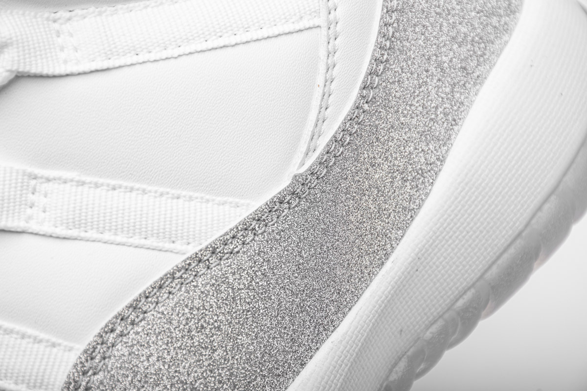 Pkgod  Air Jordan 11 Retro White Metallic Silver