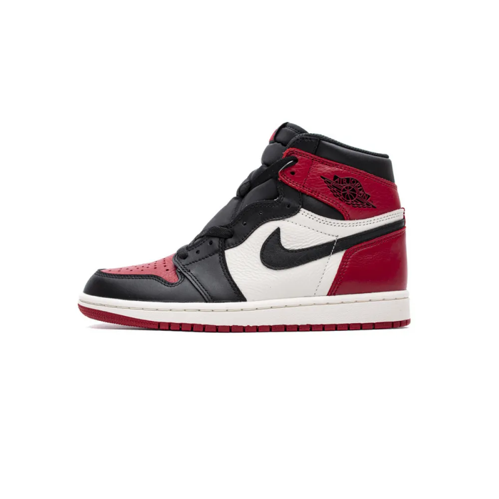 Pkgod  Air Jordan 1 High  Bred Toe